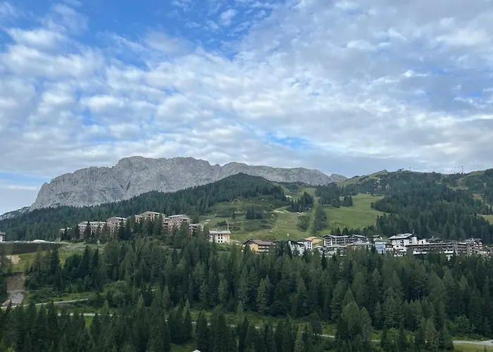 In 1500 M Hoehe An Der Skipiste Sonnenalpe Nassfeld